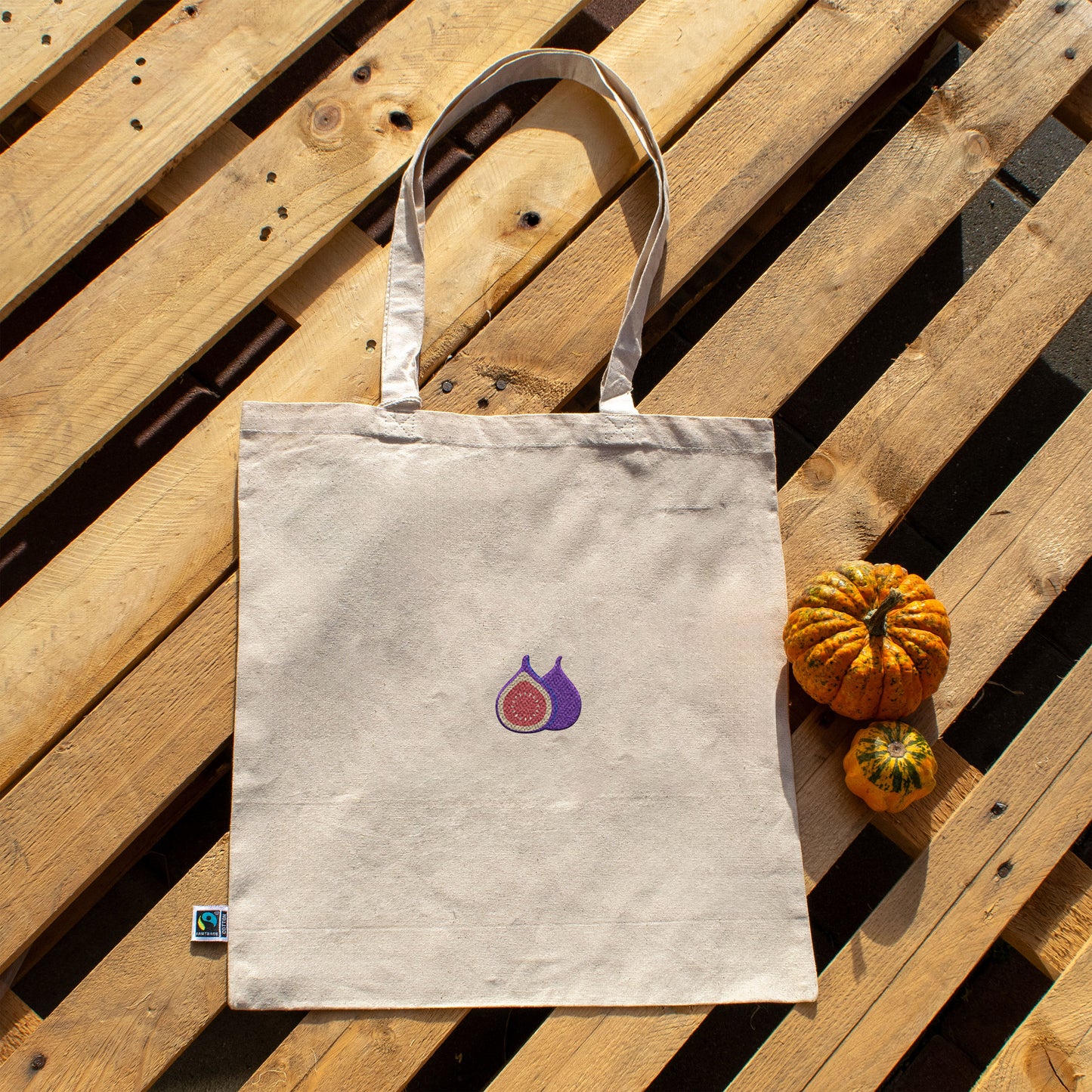 Fig Embroidery Bag