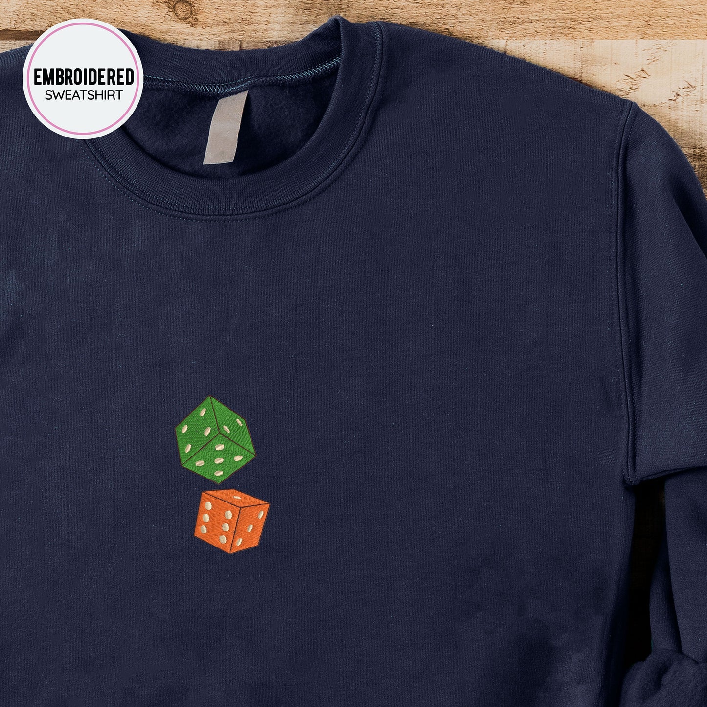 Dices Embroidery Sweatshirt