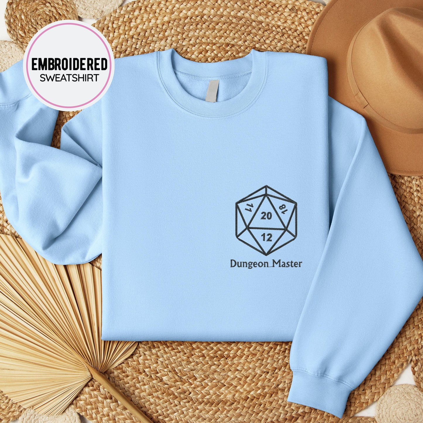 Dungeon Master Embroidery Sweatshirt