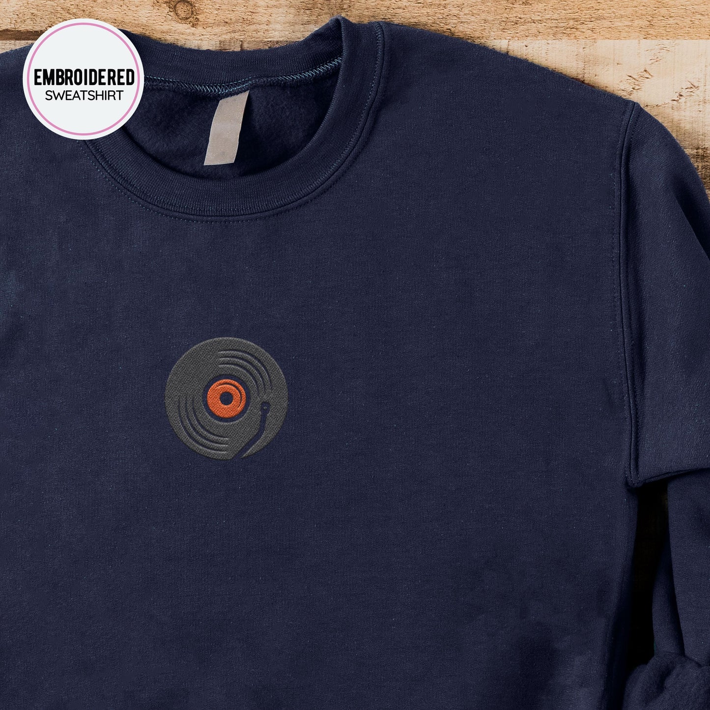 Vinyl Embroidery Sweatshirt