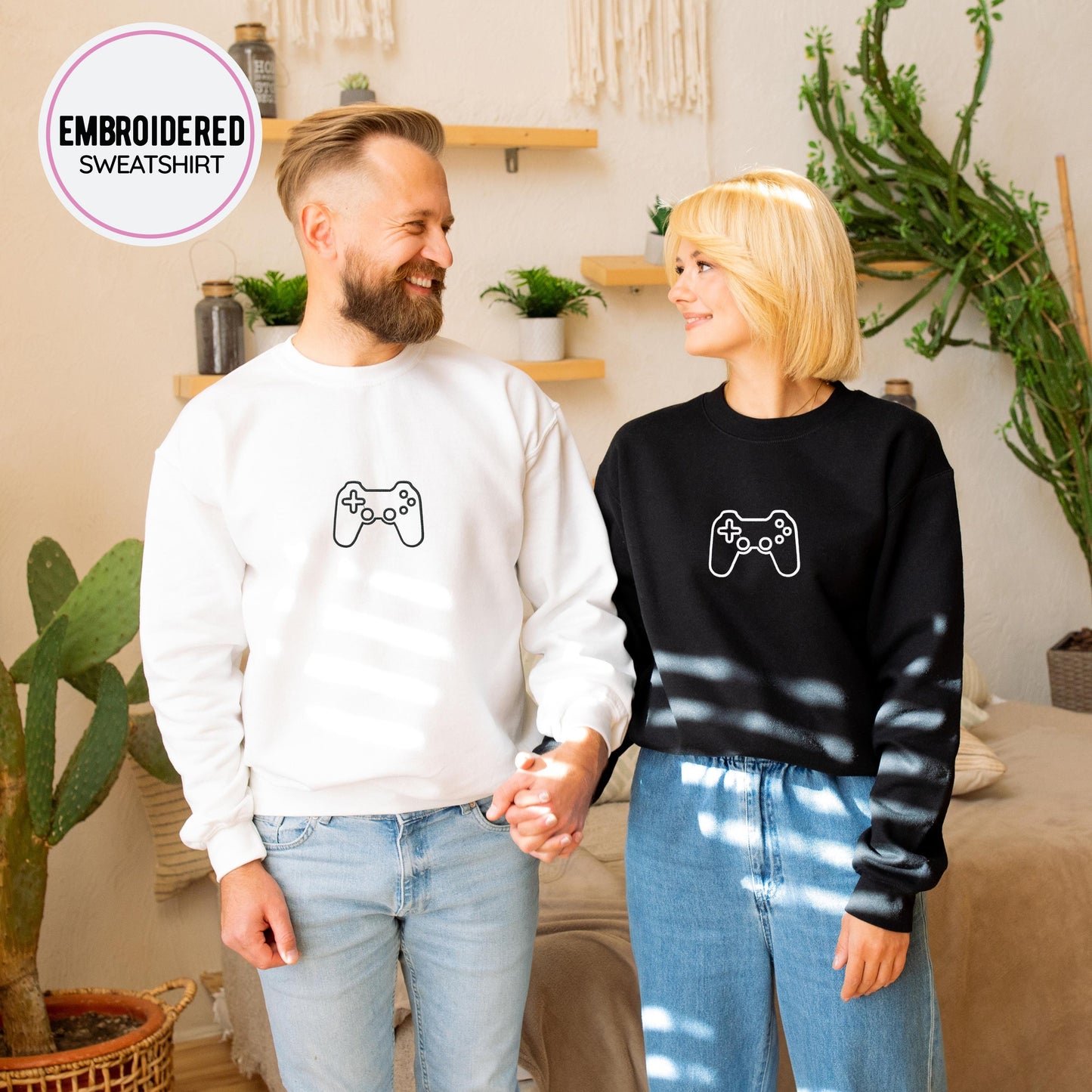 Joystick Embroidery Sweatshirt