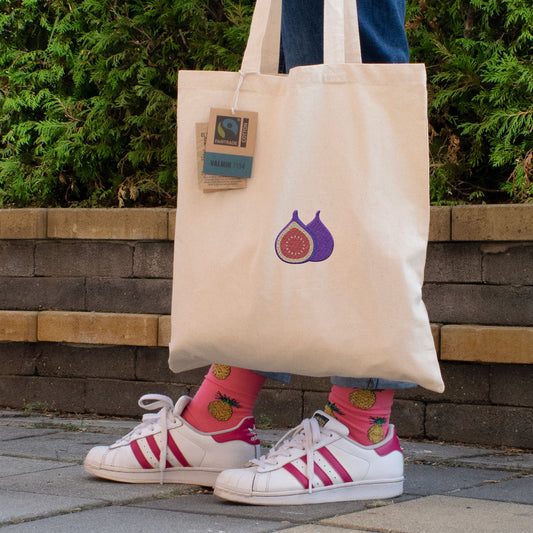 Fig Embroidery Bag