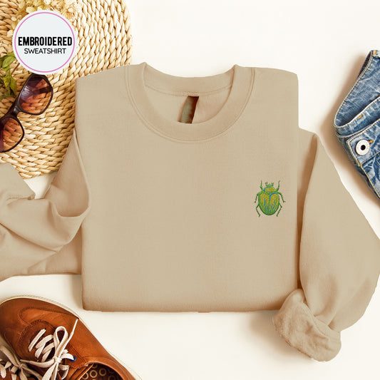 Beetle Embroidery Sweatshirt