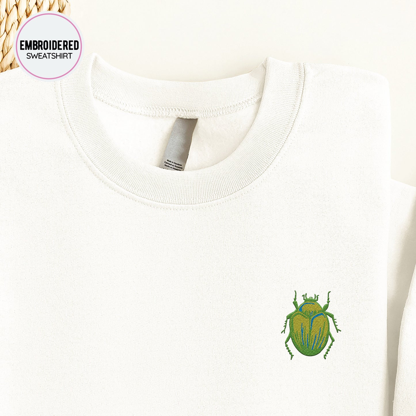 Beetle Embroidery Sweatshirt