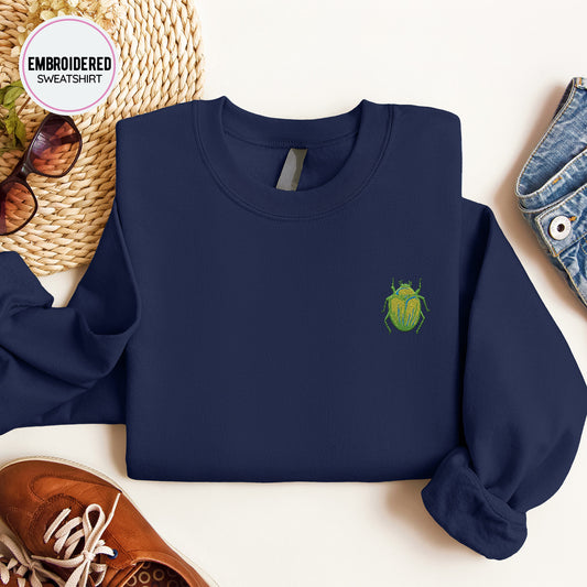 Beetle Embroidery Sweatshirt