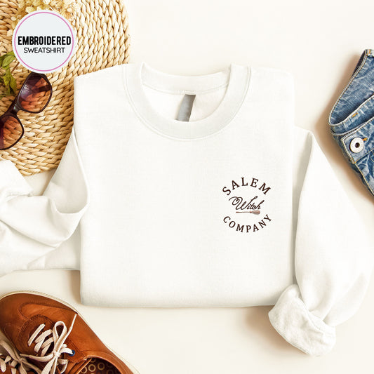 Salem Witch Company Embroidery Sweatshirt