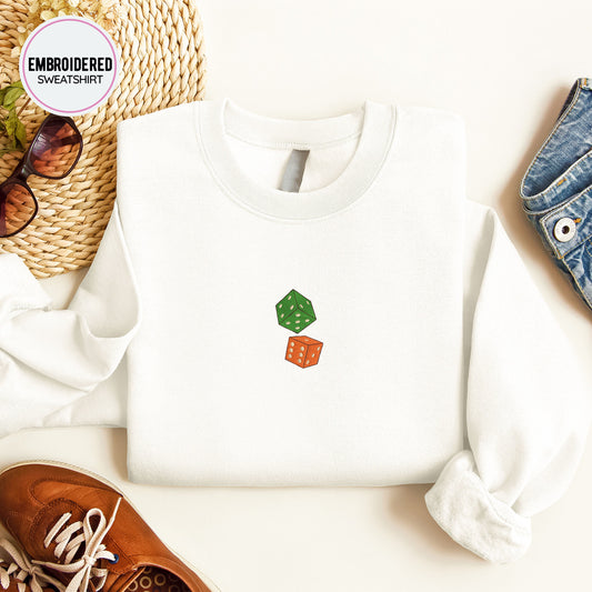 Dices Embroidery Sweatshirt