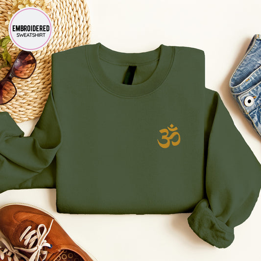 OM Embroidery Sweatshirt