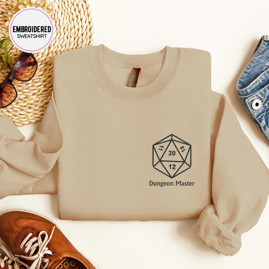 Dungeon Master Embroidery Sweatshirt
