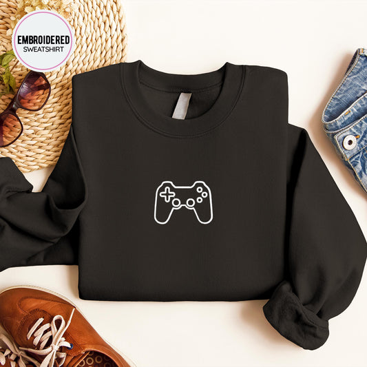 Joystick Embroidery Sweatshirt