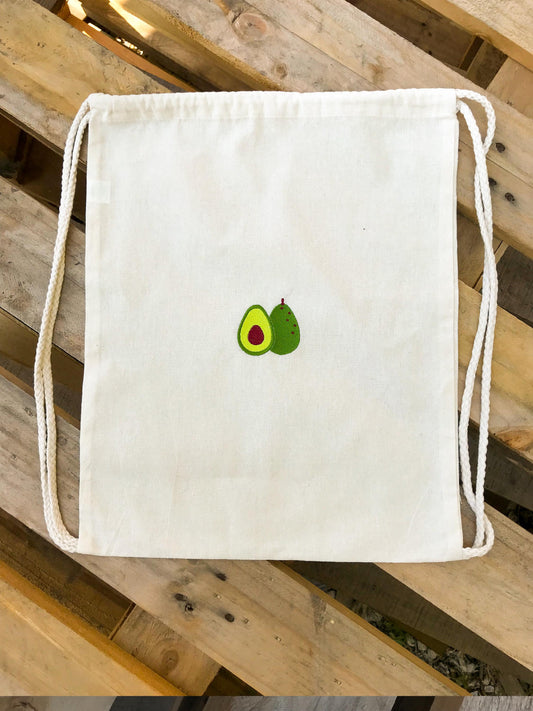 Avocado Embroidery Bag