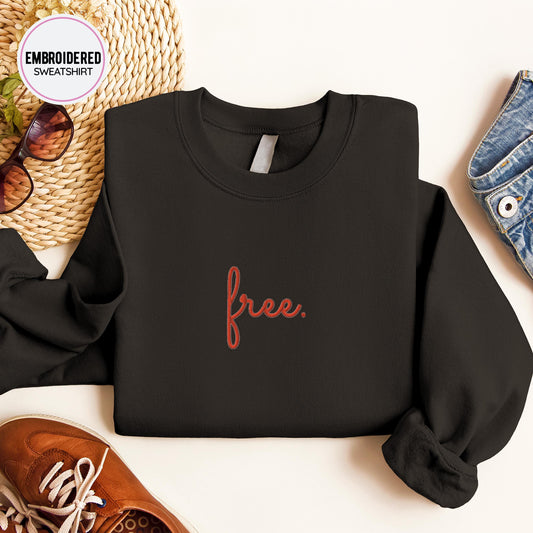 Free Embroidery Sweatshirt